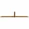 Ekena Millwork Eugene Rough Sawn Timber Gable Bracket, Western Red Cedar, 108"W x 27"H x 2"D x 4"F, 6/12 Pitch GBW108X27X0204EUG00RWR - alternate 5